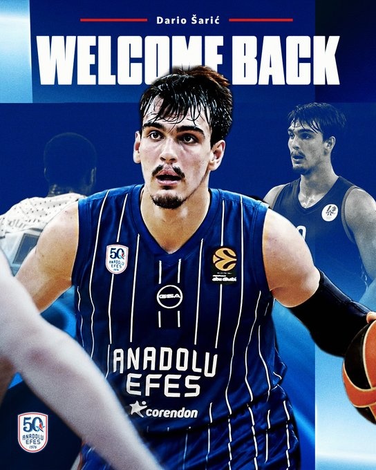 萨里奇2+1合同签约艾菲斯,结束十年NBA生涯