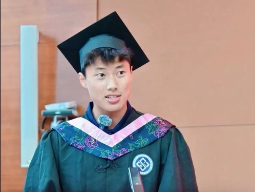 恒大足校毕业生罗龙保研清华大学 体育硕士项目录取