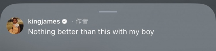 詹姆斯晒与布朗尼高尔夫同框：没什么比这样和我儿子在一起更好的事情了